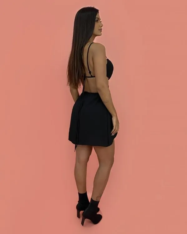 Vestido Cleo - Preto