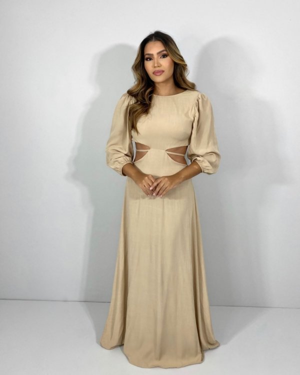 Vestido Giza - Nude