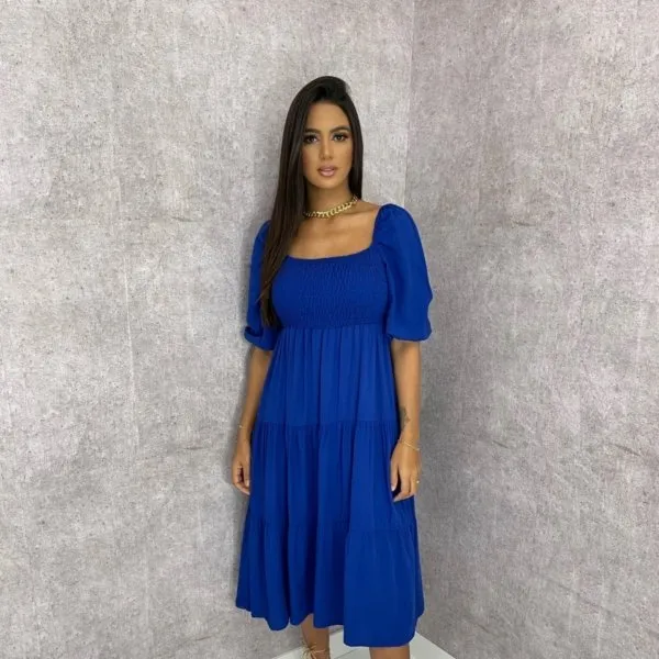 Vestido Juliana - Azul Royal