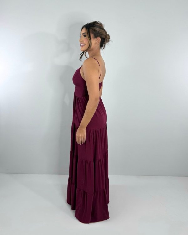 Vestido Cátia - Marsala