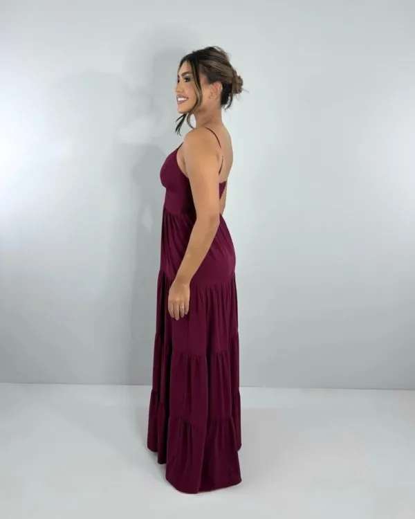 Vestido Cátia - Marsala