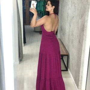 Vestido Janaína - Fúcsia - Image 3
