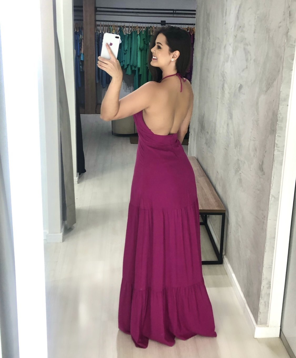 Vestido Janaína - Fúcsia - Image 3