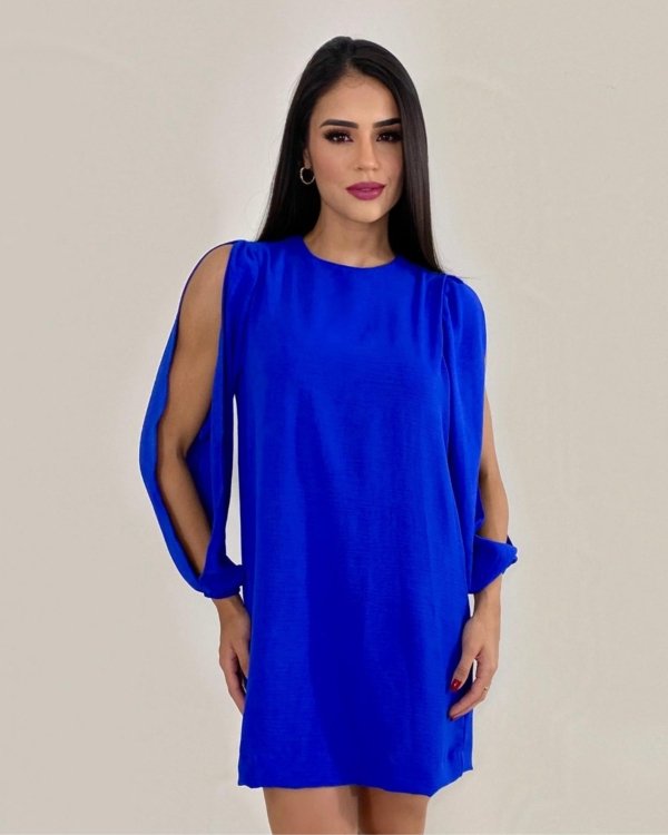 Vestido Eloá - Azul Royal