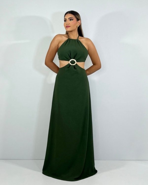 Vestido Melinda - Verde Militar