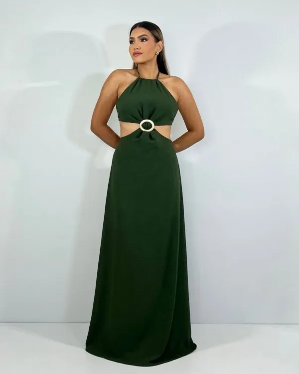 Vestido Melinda - Verde Militar