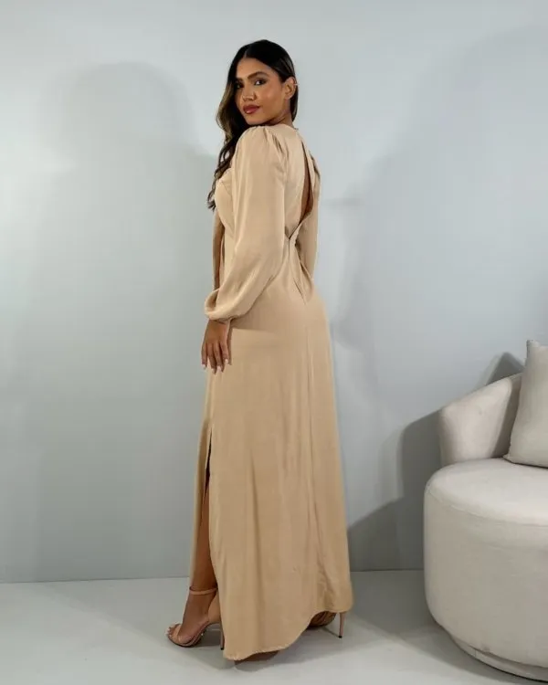Vestido Mavi - Nude