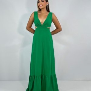 Vestido Miranda - Verde Bandeira - Image 4