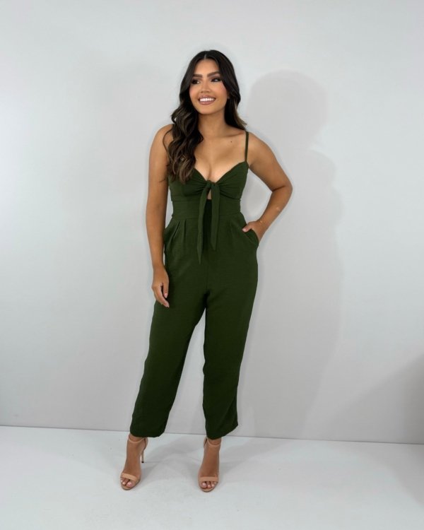 Macacão Jessy - Verde Militar