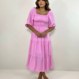 Vestido Juliana - Rosa Bebê - Image 2
