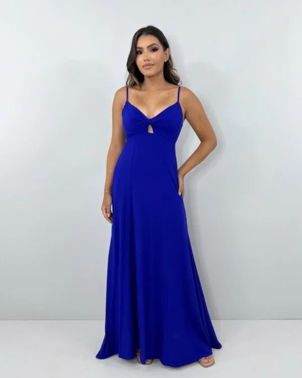 Vestido Eliana - Azul Royal