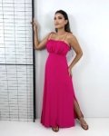 Vestido Drica Longo – Pink