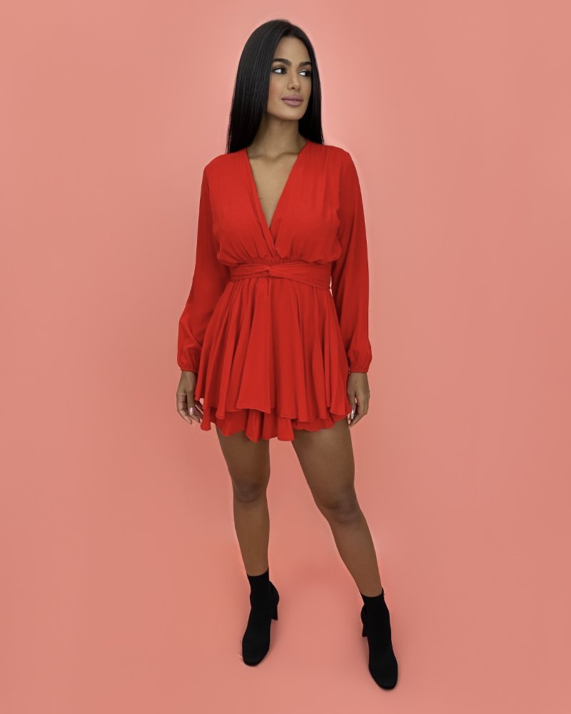 Macaquinho Raiany - Vermelho - Image 2