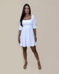 Vestido Juliana Curto – Branco