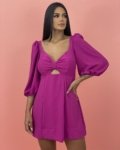 Vestido Giovanna – Fúcsia