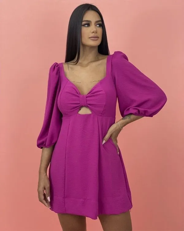 Vestido Giovanna - Fúcsia