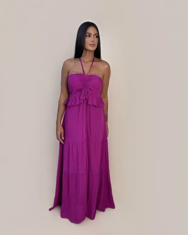Vestido Marcy - Fúcsia