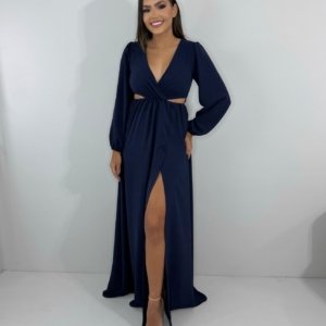 Vestido Magda - Azul Marinho - Image 2