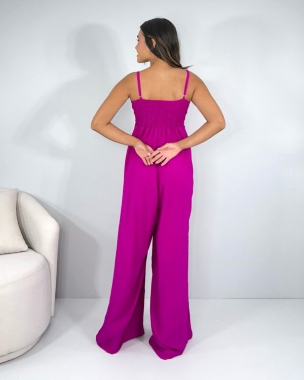 Macacão Carminha - Fúcsia