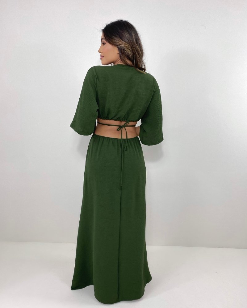 Vestido Cibele - Verde Militar - Image 3