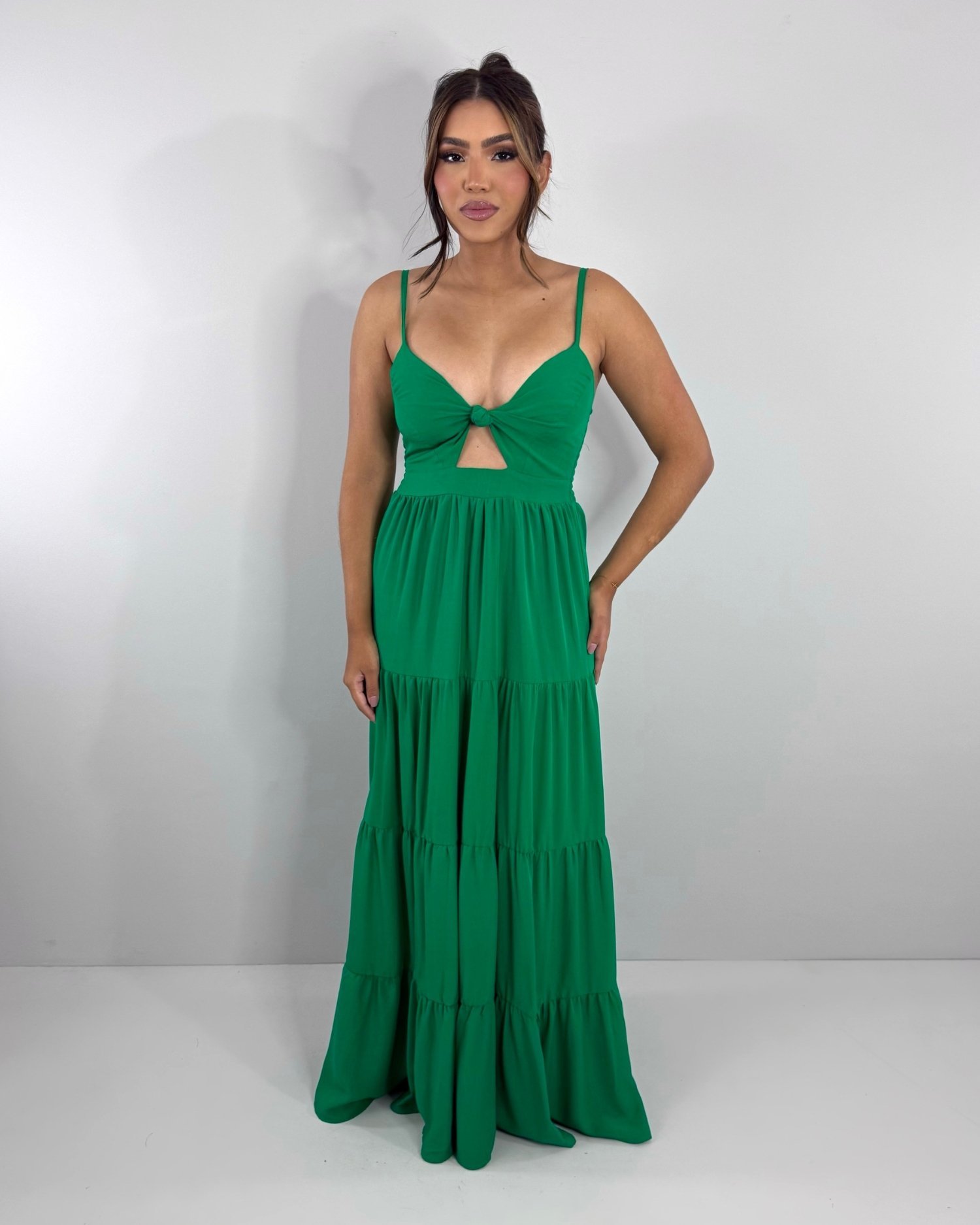 Vestido Cátia - Verde Bandeira - Image 1