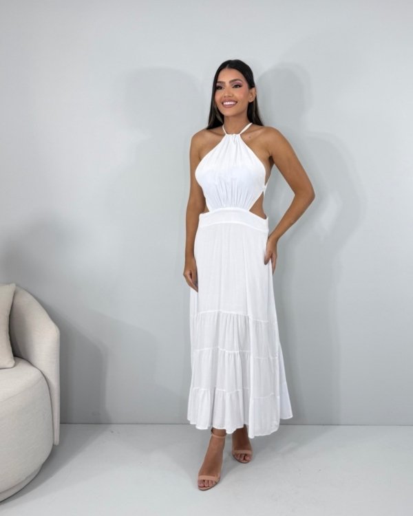 Vestido Estefane - Branco