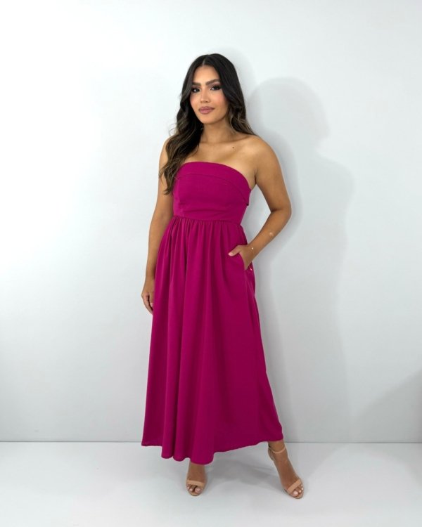 Vestido Perla - Cereja