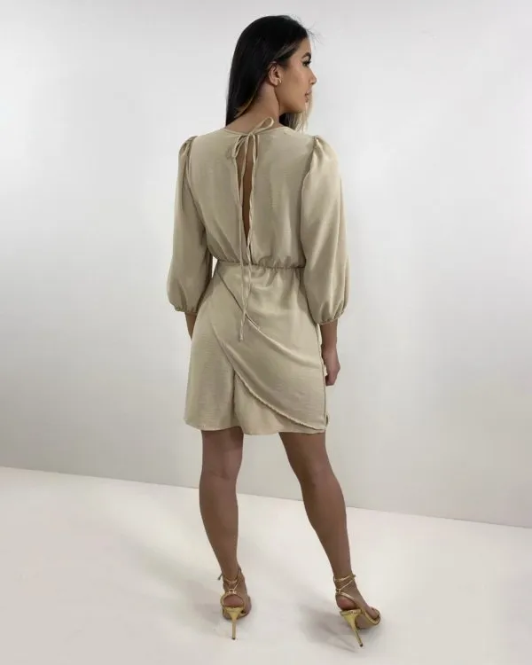 Vestido Ana Júlia - Nude