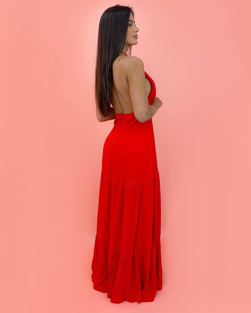 Vestido Janaína - Vermelho - Image 2