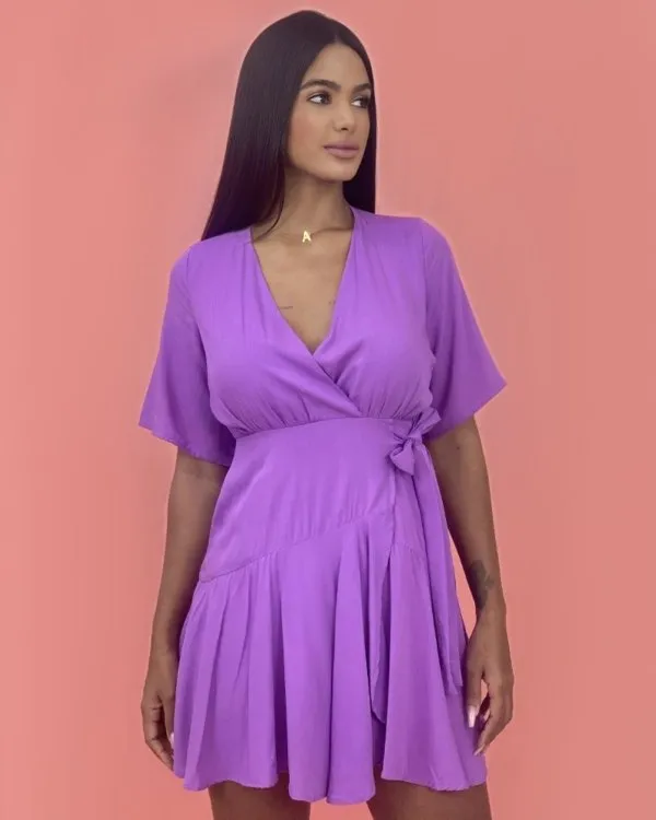 Vestido Lidiane - Lilás