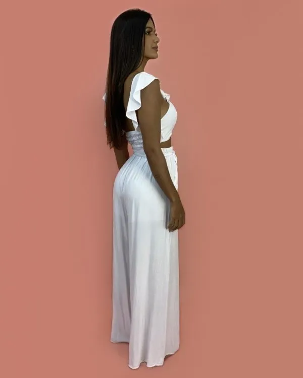 Calça Pantalona - Branco