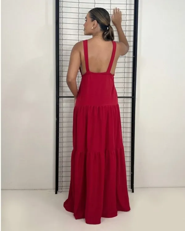 Vestido Ramona - Vermelho