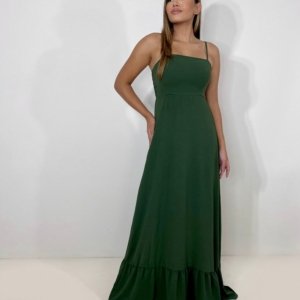 Vestido Amelie - Verde Militar - Image 2