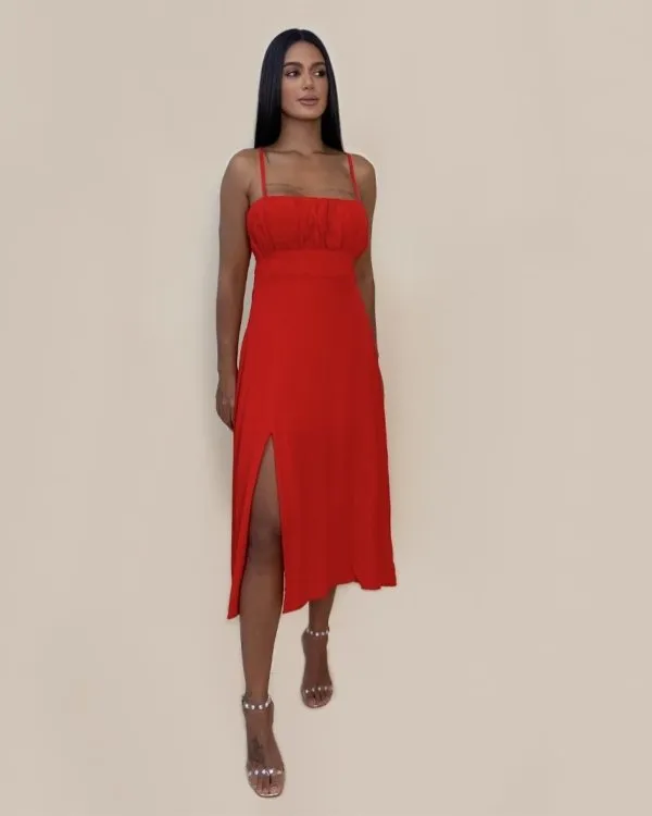 Vestido Ângela - Vermelho