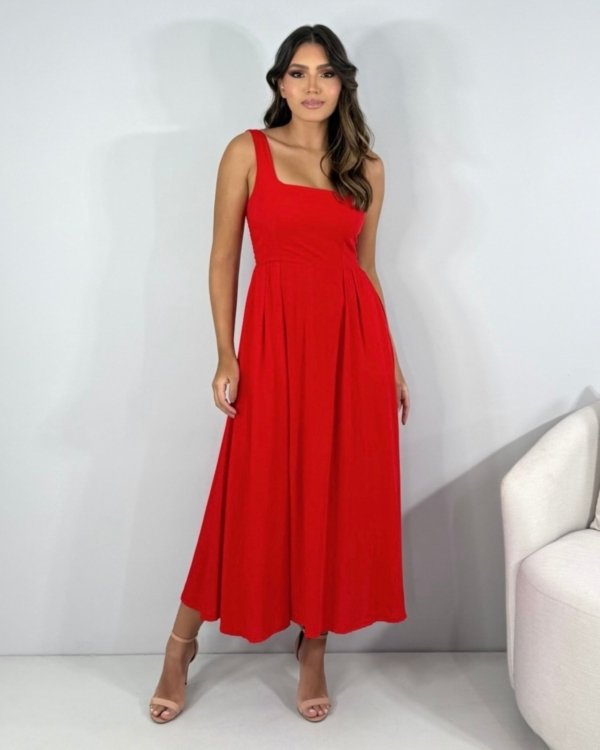 Vestido Samanta - Vermelho