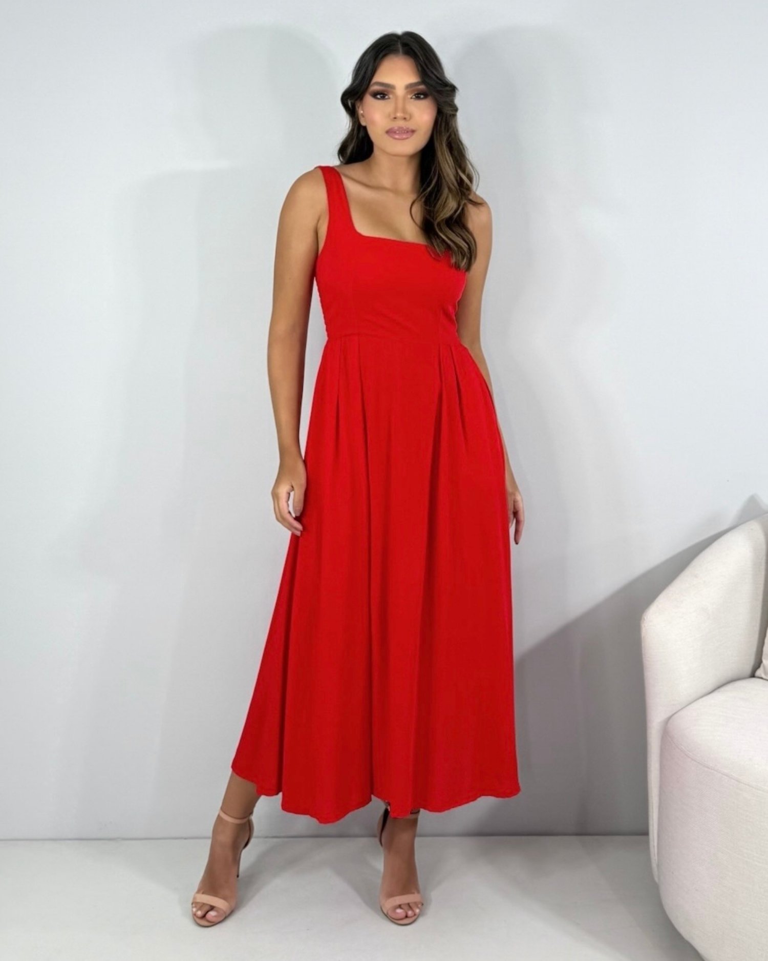 Vestido Samanta - Vermelho - Image 2