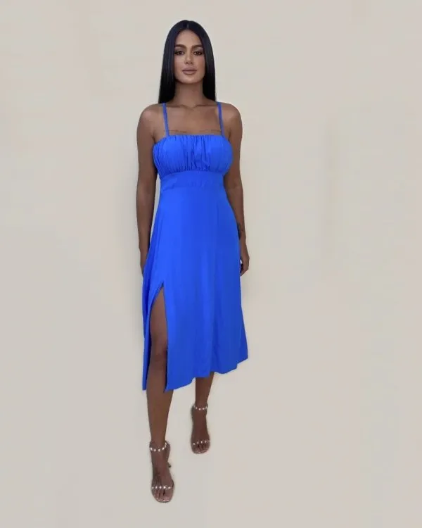 Vestido Ângela - Azul