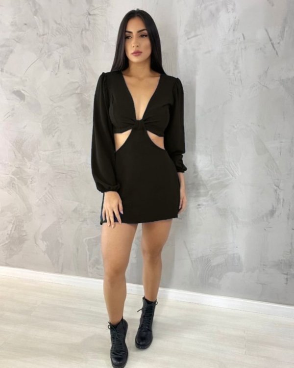 Macaquinho Lia - Preto