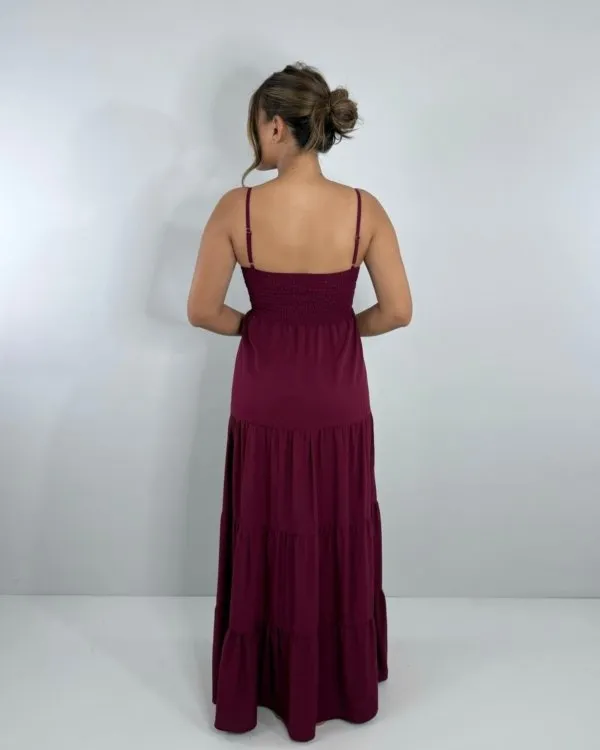 Vestido Cátia - Marsala