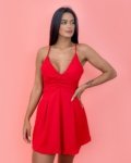 Vestido Nádia em Duna – Vermelho