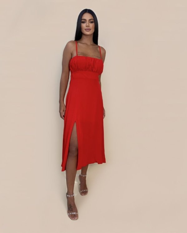 Vestido Ângela - Vermelho