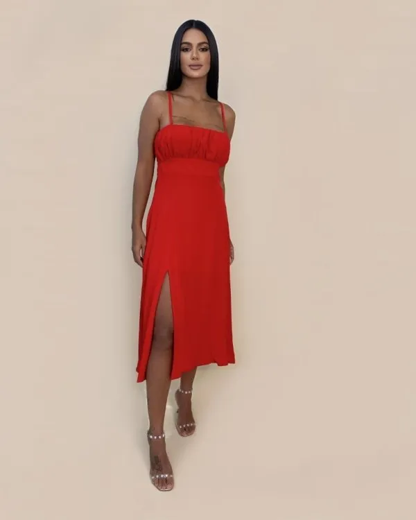Vestido Ângela - Vermelho