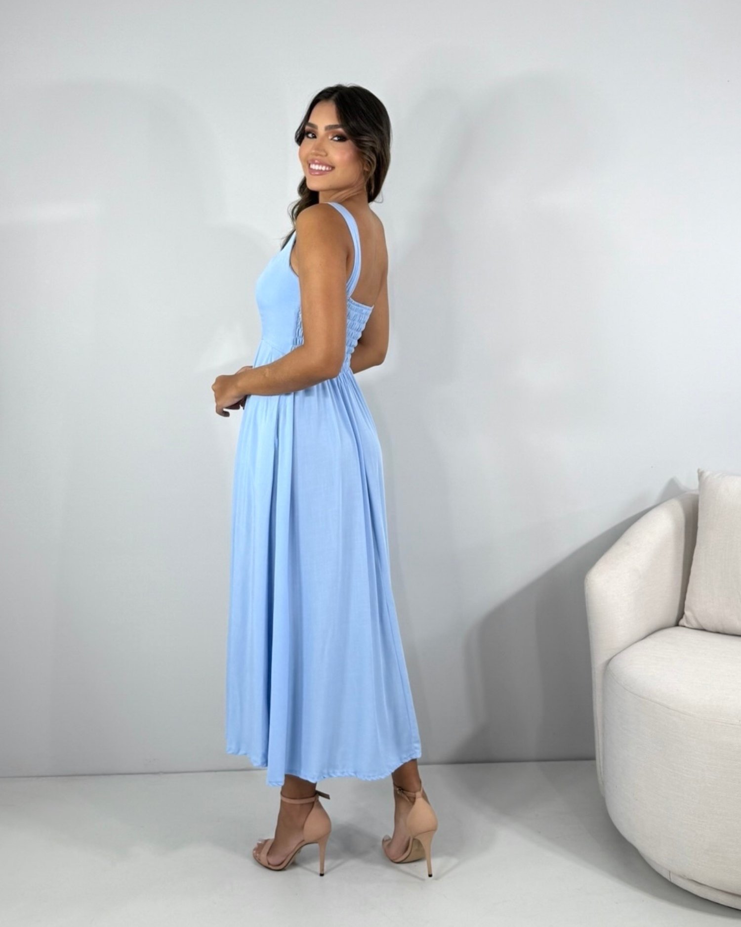 Vestido Samanta - Azul Serenity - Image 2