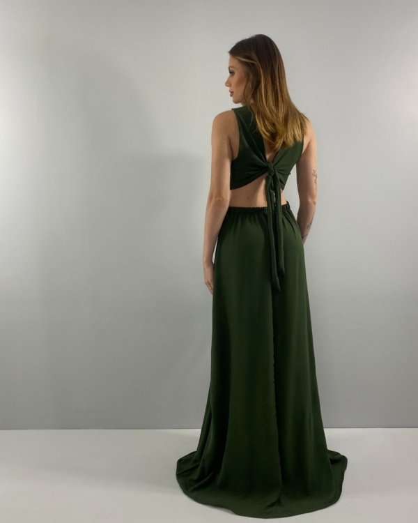 Vestido Emma - Verde Militar