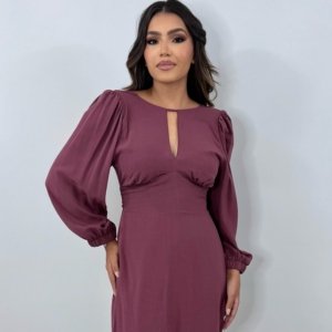 Vestido Tayla - Marrom - Image 1