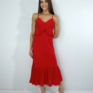 Vestido Maggie - Vermelho - Image 4