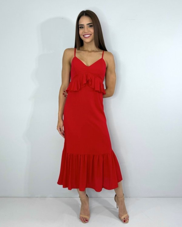 Vestido Maggie - Vermelho