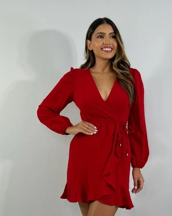 Vestido Maraisa - Vermelho