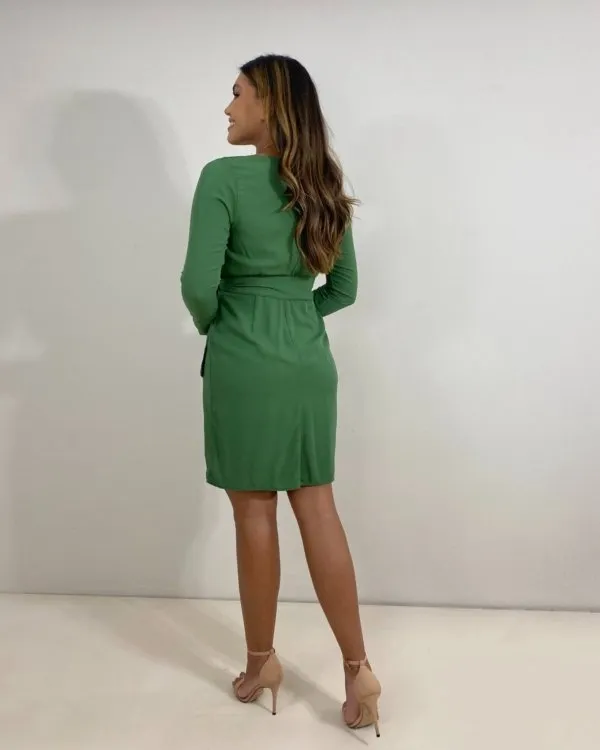Vestido Deby - Verde Militar