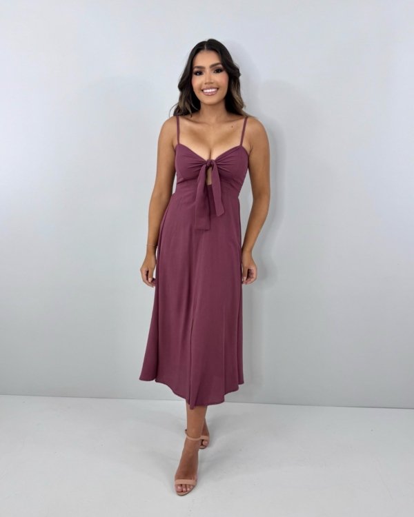 Vestido Karita - Marrom